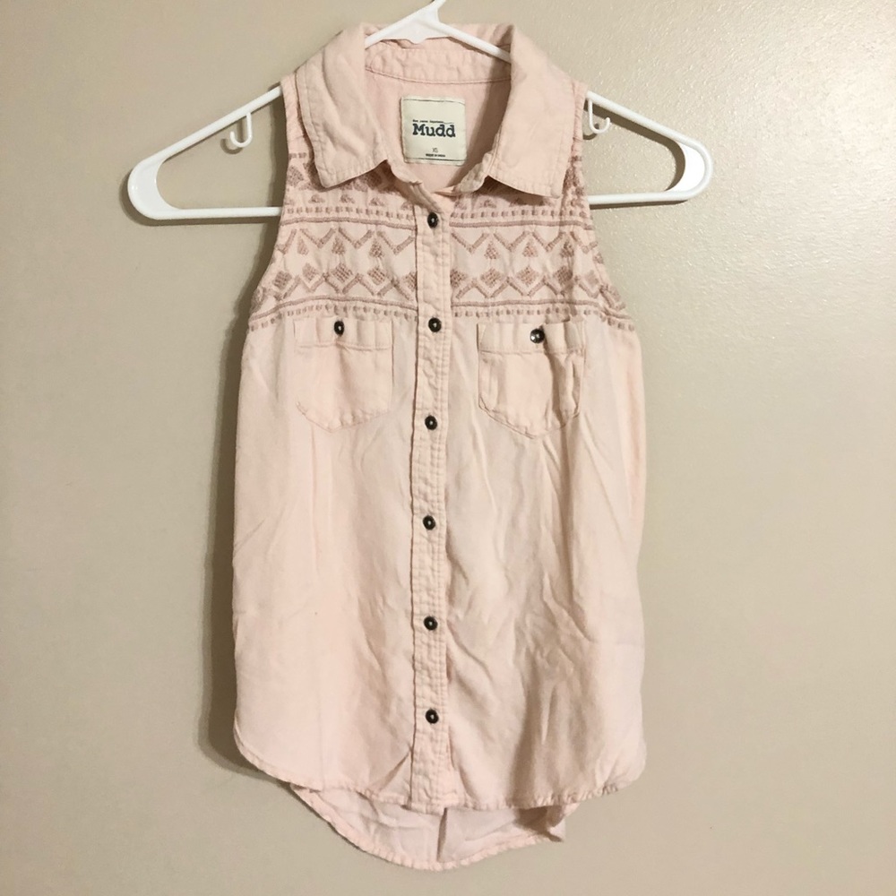 Mudd button up tank